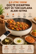 زودپز دیجیتال برقی دو طبقه 4.5 لیتری 32 سانتی‌متری