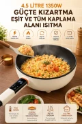 زودپز دیجیتال برقی دو طبقه 4.5 لیتری 32 سانتی‌متری