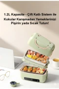ست ظرف غذا با طراحی مدرن از استیل ضد زنگ با تکنولوژی پخت و گرم کردن سالم نسل جدید