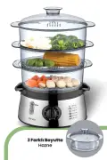 بخارپز زمان‌دار بیوفیت 60 دقیقه‌ای Gm7268