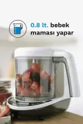 بخارپز و مخلوط‌کن سفید 6 ماه به بالا