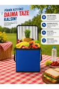 کیف ترموس کمپ و پیکنیک با عایق حرارتی و سردکن Mavi به ابعاد 20x27x27 سانتیمتر