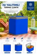 کیف ترموس کمپ و پیک نیک با عایق حرارتی و برودتی 15x25x20 سانتی‌متر