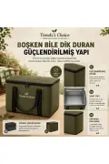 کیف بوزلوک ترمال 40 لیتری قابل‌جمع‌شونده برای پیکنیک، کمپ، ساحل و سفر با قابلیت حفظ دما