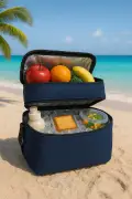 کیف یخچالی ترمال برای حمل غذا و پیک نیک 22 لیتر با ترموس و خنک کننده کمپ