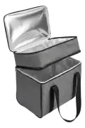 کیف ترموس خنک کننده 40 لیتری – کیف حرارتی عایق بندی شده برای کمپ و پیک نیک با قابلیت نگهداری دما – خاکستری