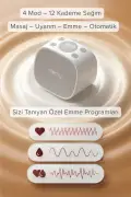 پمپ سینه برقی بی‌سیم Momy S12 Ultra – 4 حالت و 12 سطح، بی‌صدا، 180 میلی‌لیتر