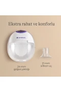 ست مزایای پمپ سینه قابل حمل تک‌تایی (شیشه 160 میلی‌لیتری PP + کرم نوک سینه HPA لانوین 40 میلی‌لیتری)