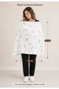 پیشبند شیردهی دو لایه موسلین با الیاف 100% پنبه – 70 × 100 سانتی‌متر | غیر قابل مشاهده از داخل