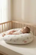 بالش شیردهی دوطرفه نوزاد و مادر با روکش قابل شستشو مدل ملّیس
