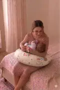 بالش شیردهی دوطرفه / بالشتک حمایت نوزاد، بالش بارداری، پارچه پنبه‌ای، سری حیوانات