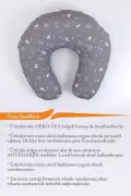 بالش شیردهی دوطرفه و بالش حمایت از نوزاد - گربه خاکستری