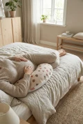 بالش شیردهی دو طرفه نوزاد و مادر با روکش قابل شستشو