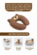 بالش شیردهی دوطرفه، بالشتک حمایت از نوزاد، بالش بارداری، پارچه پنبه‌ای سری موربر
