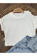 تی‌شرت وافل شاپکالی کات سالوپت با جیب کنگورویی یونیسکس ست تابستانی نوزاد
