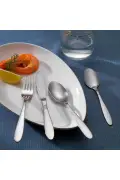 ست قاشق چنگال و چاقو ۲۴ پارچه شین - نقره‌ای