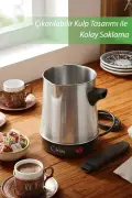 دستگاه قهوه ترک KCM-7513 | ظرفیت 700 میلی‌لیتر و 8 فنجان | استیل ضد زنگ