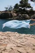 پشتمال موی 90x170 درصد 100 پنبه