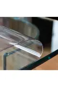 روکش میز شفاف PVC ضخیم 1.4mm محافظ میز در تمام ابعاد