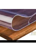 روکش میز شفاف PVC ضخیم 1.4mm محافظ میز در تمام ابعاد