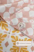 ست روتختی آماندا یک نفره %100 پنبه رانفورس با ملحفه کشدار (160x220 سانتی‌متر) زرد