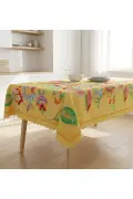 میز پوش مدرن با طراحی شیک و ضد لک برای باغ و بالکن