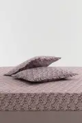 ست ملحفه دو نفره %100 پنبه - پودری