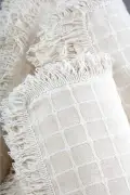 روکش مبل کرم رنگ طبیعی 100% پنبه بولدان (در بسته 1 عدد محصول موجود است)