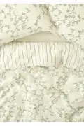 ست روتختی دو نفره پنبه‌ای لورن سبز (200x220 سانتی‌متر)