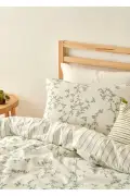 ست روتختی دو نفره پنبه‌ای لورن سبز (200x220 سانتی‌متر)