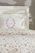 ست روتختی دو نفره سونیا سبز ۱۰۰% پنبه