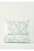 ست لحاف یک نفره پنبه‌ای لورن سبز (160x220 سانتی‌متر)