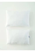 بالش میکروفایبر ۲ عددی سفید (۵۰x۷۰ سانتی‌متر)