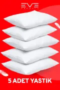 پک 5 عددی بالشت میکرو سیلیکون الیاف نان بافت قابل شستشو ضد آلرژی برای خانه و هتل 50x70cm 700 گرم