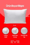 پک 5 عددی بالشت میکرو سیلیکون الیاف نان بافت قابل شستشو ضد آلرژی برای خانه و هتل 50x70cm 700 گرم