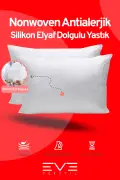 پک 5 عددی بالشت میکرو سیلیکون الیاف نان بافت قابل شستشو ضد آلرژی برای خانه و هتل 50x70cm 700 گرم