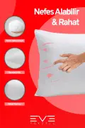 پک 5 عددی بالشت میکرو سیلیکون الیاف نان بافت قابل شستشو ضد آلرژی برای خانه و هتل 50x70cm 700 گرم