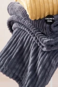 پتو تلویزیونی هالی ول‌سافت 140x190 سانتی‌متر - آنتراسیت