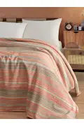 پتو دو نفره پنبه‌ای - صورتی