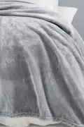 پتو دو نفره ول‌سافت اولنّا - خاکستری روشن