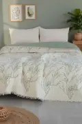پتو موسلین دولایه با طرح بید، 5 لایه، 220 در 240 سانتی‌متر