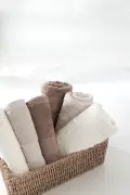 ست حوله دست و صورت بالرا 6 تایی - کرم / بژ / قهوه‌ای