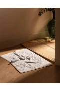 حوله پا نوریس %100 پنبه - خاکستری - 50x70 سانتی‌متر
