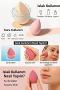 ست برس 13 عددی Fix Özel Keseli به رنگ صورتی و ست اسفنج آرایشی 4 عددی با جعبه پلاستیکی سخت 17 تکه
