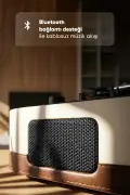 جعبه موسیقی نوستالژیا مدل MN-101 با پورت USB و RCA و پشتیبانی از بلوتوث