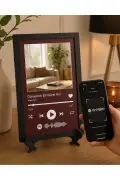 زیباترین دختر جهان تابلو آینه‌ای هدیه‌ای معنادار برای معشوق تابلو آرایشی با کد اسپاتیفای