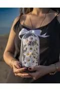 فانوس دکوری با نور LED مدل گل داودی - هدیه ویژه روز معلم