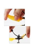 هلی‌کوپتر پرنده شارژی USB با سنسور ال‌ای‌دی 20 سانتی‌متری (رنگ‌های متنوع: زرد، سبز، قرمز)