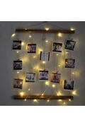 چراغ دکوری LED 3 متری زرد با باتری