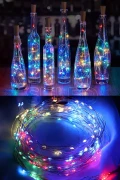 چراغ LED RGB با باتری ۵ متر برای دکوراسیون جشن و مهمانی در فضای داخلی و خارجی